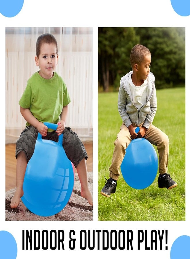 Redvant Sit & Bounce Hop Ball for Kids - Indoor & Outdoor Jumping Toy, Durable Rubber Bouncing bolls (Size 45cm/18 Inch, Multicolor) (with Hand Air Pump) - Image 5